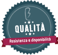 badge qualit&agrave; e assistenza